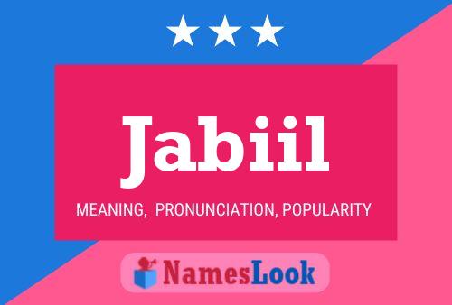 Jabiil Name Poster