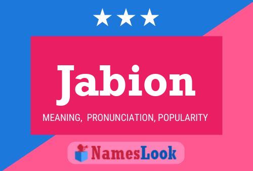 Jabion Name Poster