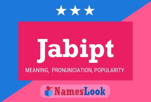 Jabipt Name Poster