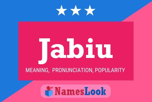 Jabiu Name Poster