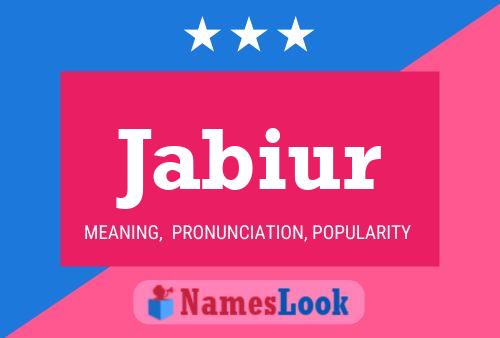 Jabiur Name Poster