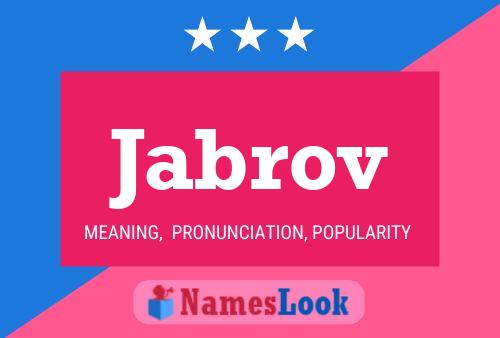 Jabrov Name Poster