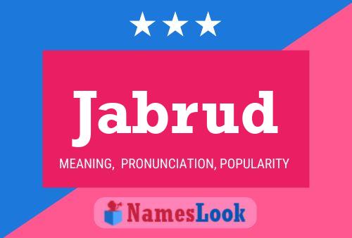 Jabrud Name Poster