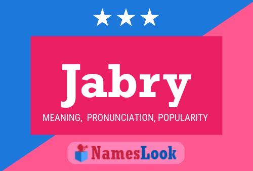 Jabry Name Poster