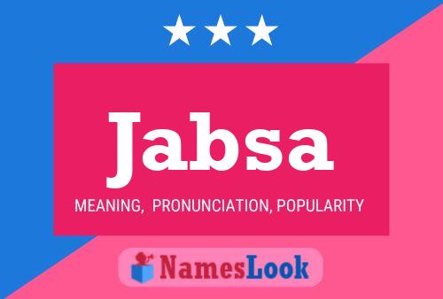 Jabsa Name Poster