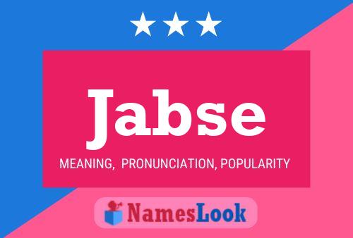 Jabse Name Poster