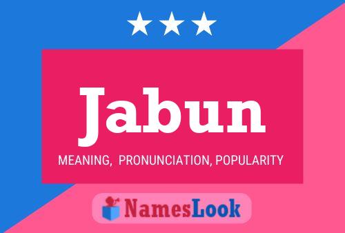 Jabun Name Poster