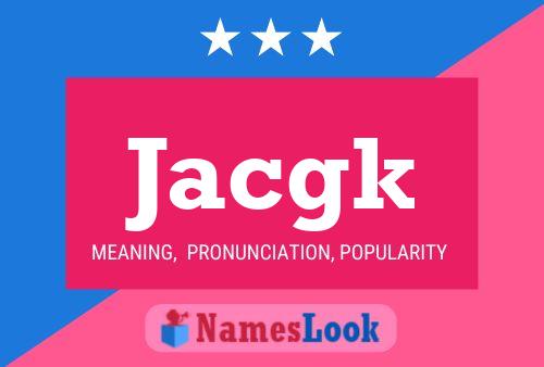 Jacgk Name Poster