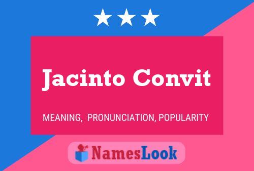 Jacinto Convit Name Poster