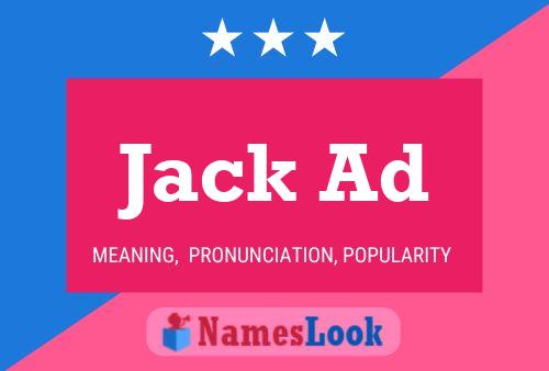 Jack Ad Name Poster