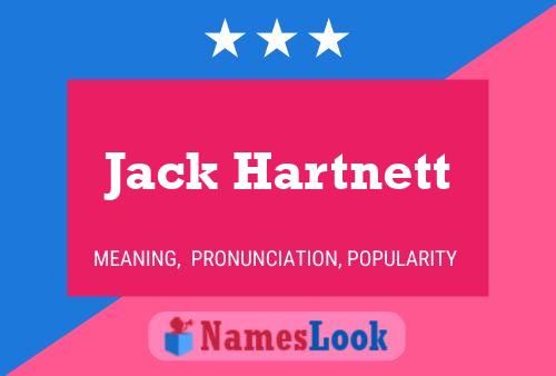 Jack Hartnett Name Poster