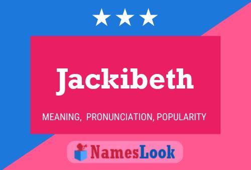 Jackibeth Name Poster