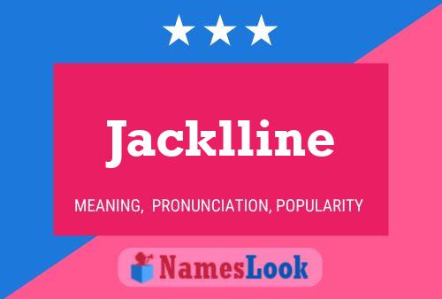 Jacklline Name Poster