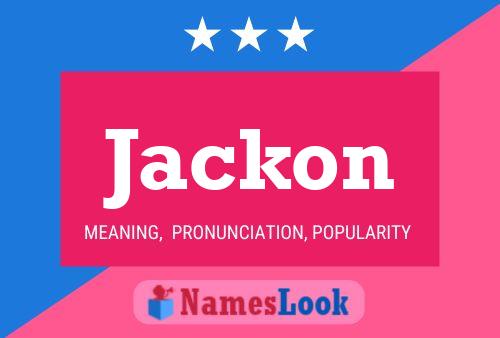 Jackon Name Poster