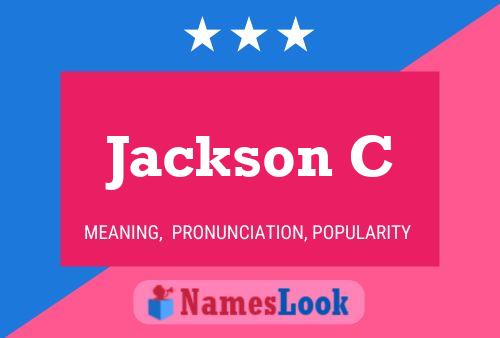 Jackson C Name Poster