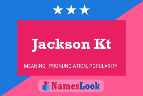 Jackson Kt Name Poster