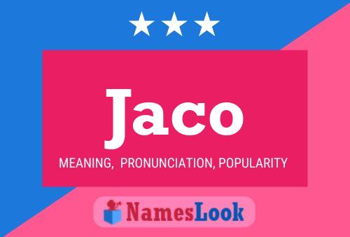 Jaco Name Poster