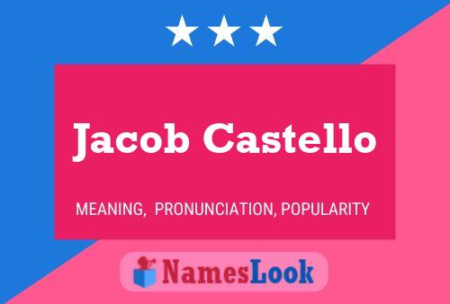 Jacob Castello Name Poster