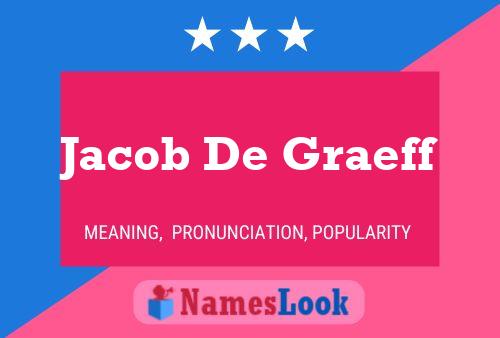 Jacob De Graeff Name Poster