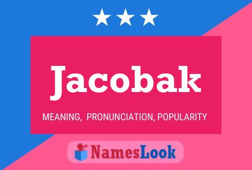 Jacobak Name Poster