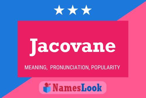 Jacovane Name Poster