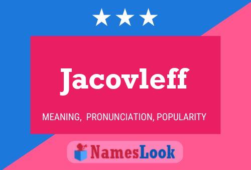 Jacovleff Name Poster