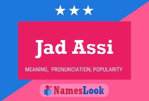 Jad Assi Name Poster