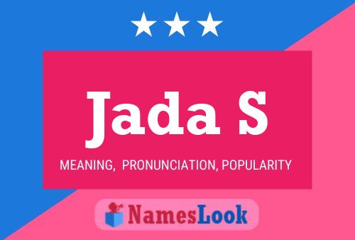 Jada S Name Poster