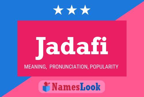 Jadafi Name Poster