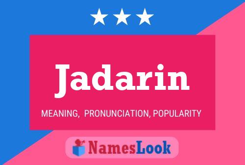 Jadarin Name Poster