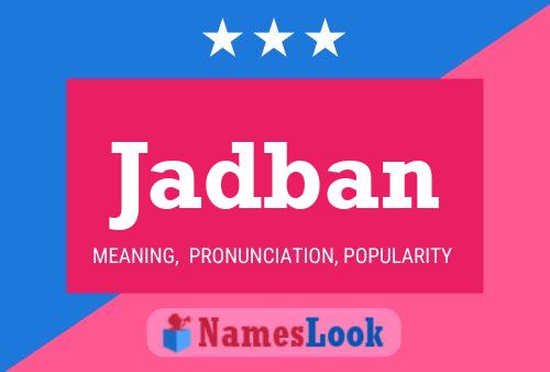 Jadban Name Poster