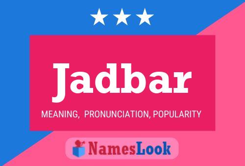 Jadbar Name Poster