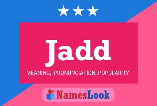 Jadd Name Poster