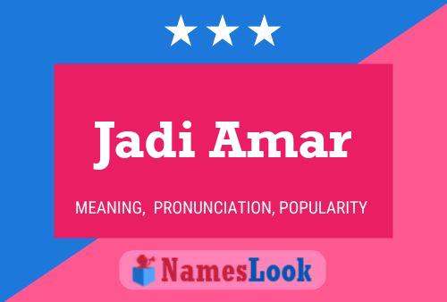 Jadi Amar Name Poster