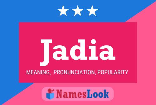 Jadia Name Poster