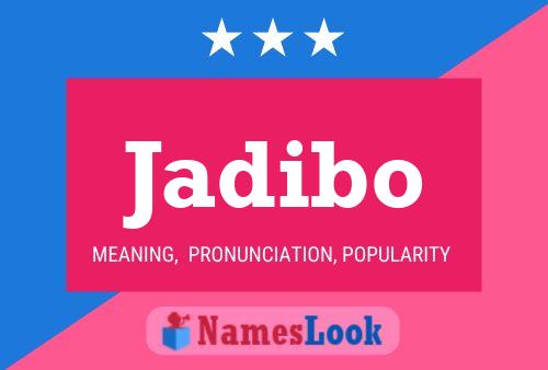 Jadibo Name Poster