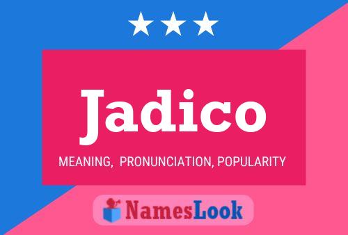 Jadico Name Poster