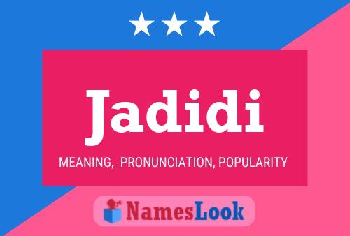 Jadidi Name Poster