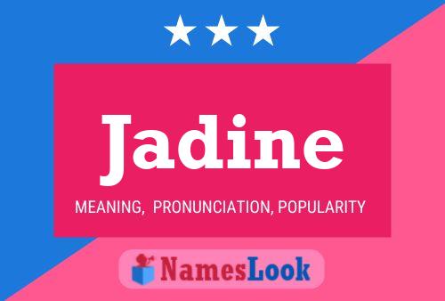 Jadine Name Poster