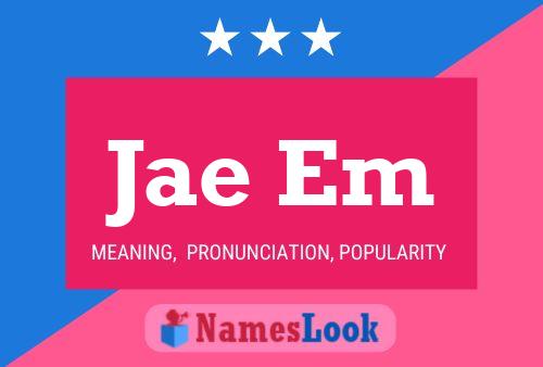 Jae Em Name Poster