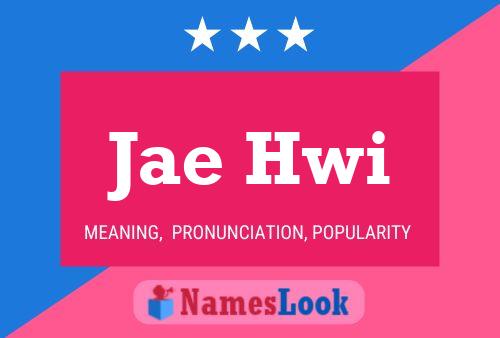 Jae Hwi Name Poster