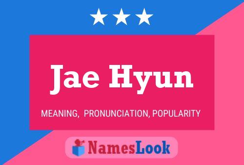 Jae Hyun Name Poster