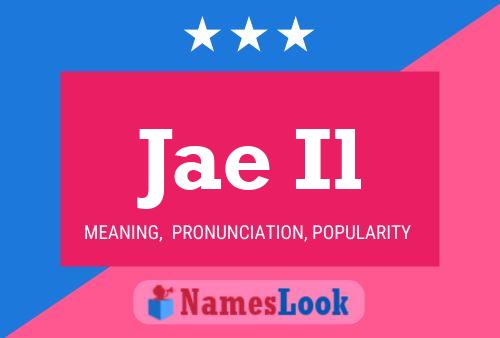 Jae Il Name Poster