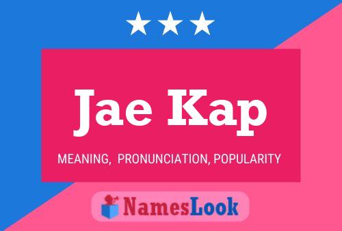 Jae Kap Name Poster