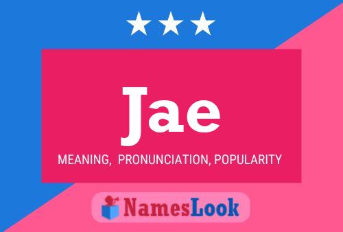 Jae Name Poster