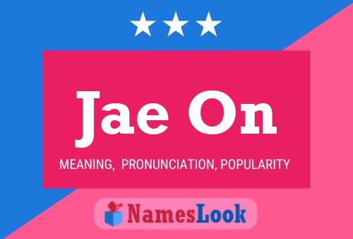 Jae On Name Poster