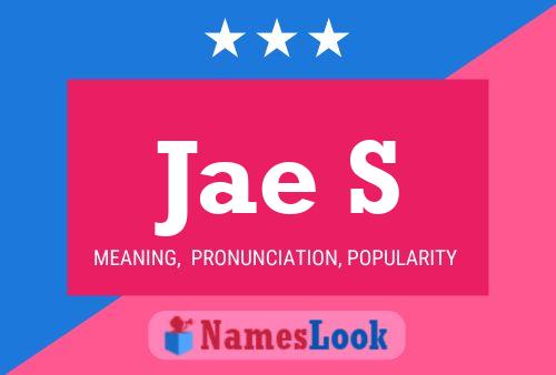 Jae S Name Poster