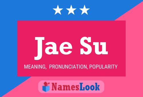 Jae Su Name Poster