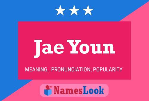 Jae Youn Name Poster