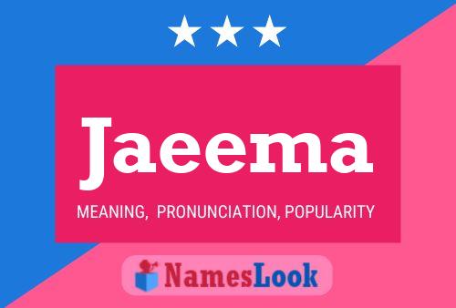 Jaeema Name Poster